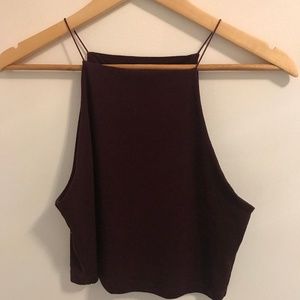 Dressy purple tank